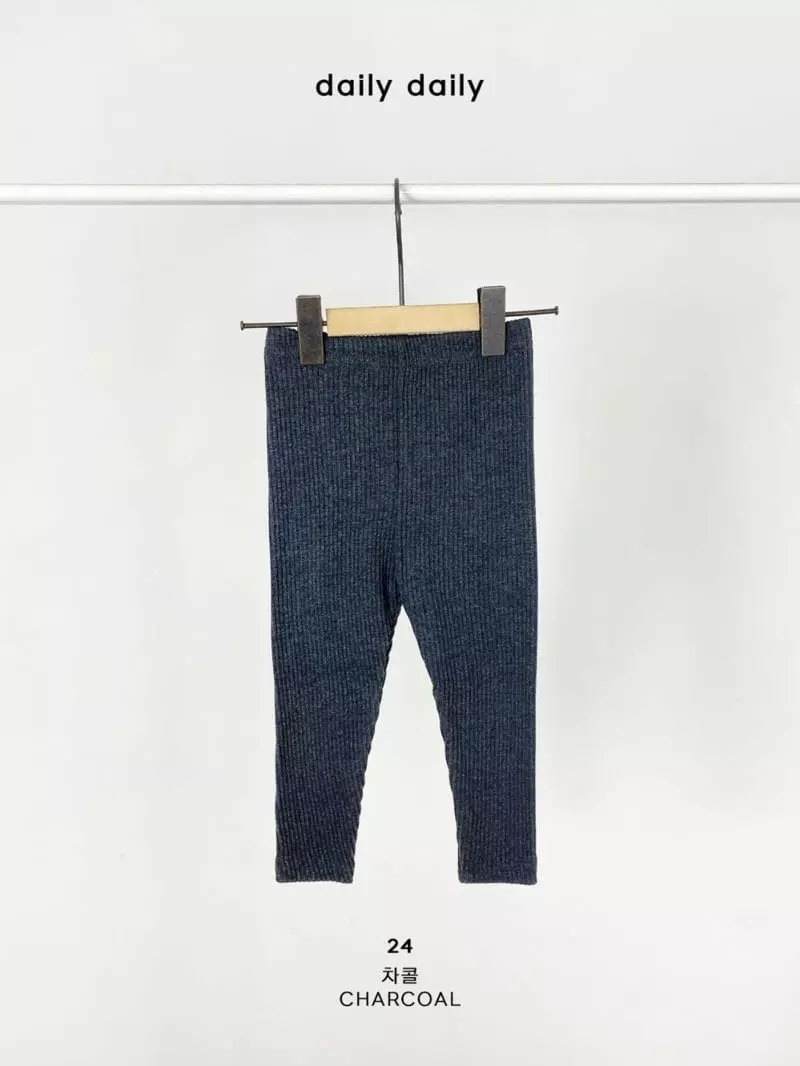 Daily Daily - Korean Children Fashion - #discoveringself - Dang Dang Rib Leggings - 9