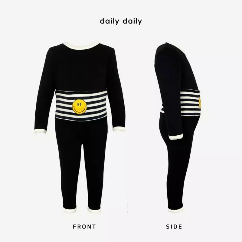 Daily Daily - Korean Children Fashion - #fashionkids - Smile Champ Homewear