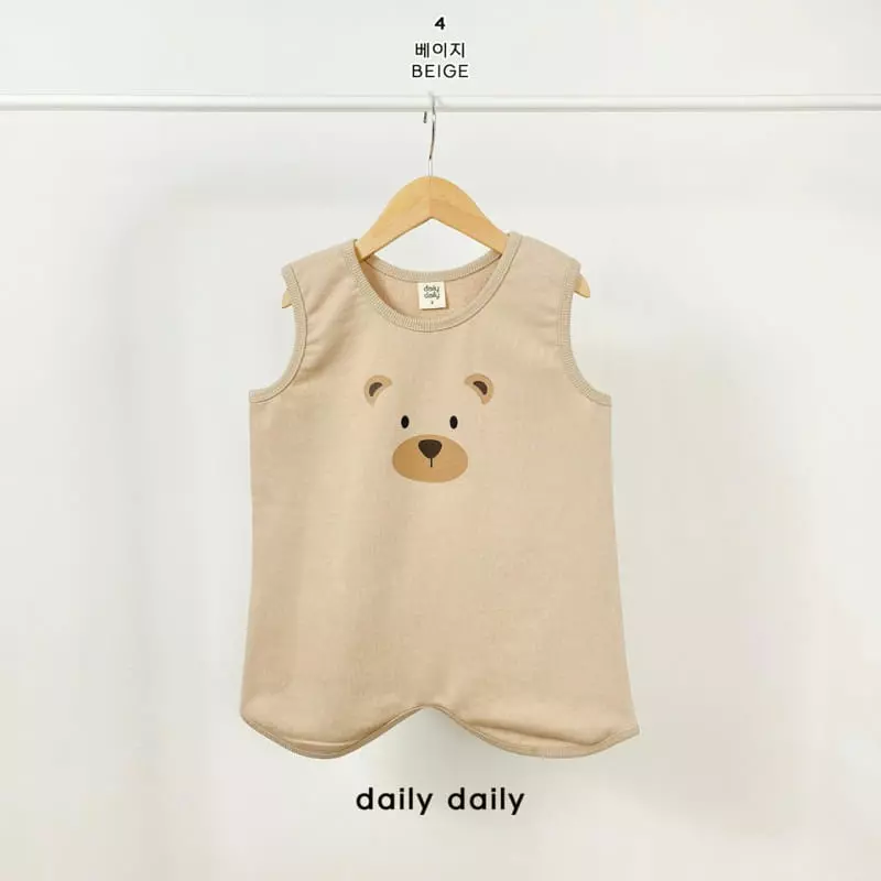 Daily Daily - Korean Children Fashion - #fashionkids - Daily Animal Honey Sleep Vest - 6