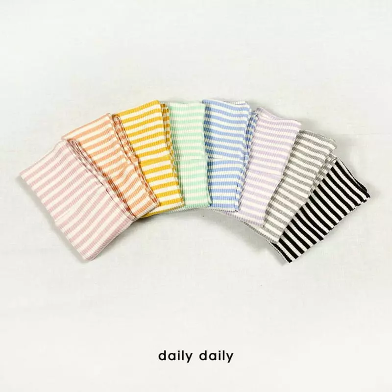 Daily Daily - Korean Children Fashion - #fashionkids - Dang Dang Rainbow Leggings - 12