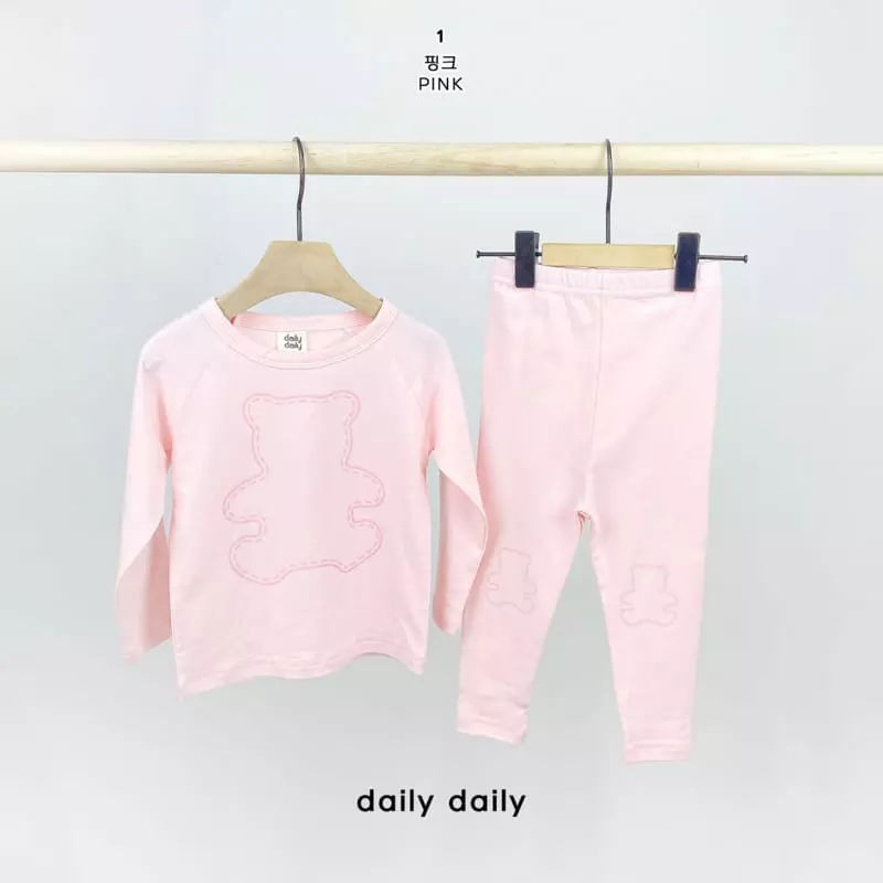 Daily Daily - Korean Children Fashion - #fashionkids - Kids Three Bear Homewear - 3