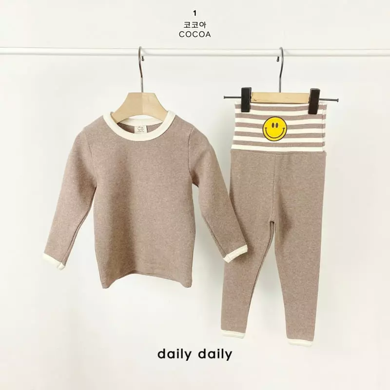 Daily Daily - Korean Children Fashion - #kidsshorts - Smile Champ Homewear - 2