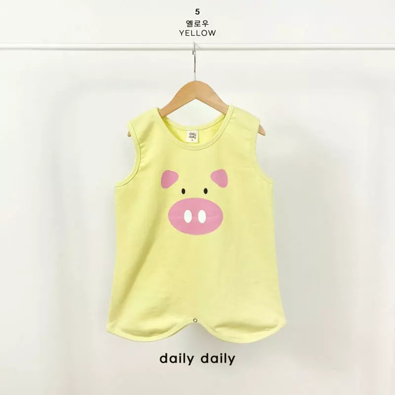 Daily Daily - Korean Children Fashion - #kidsshorts - Daily Animal Honey Sleep Vest - 7