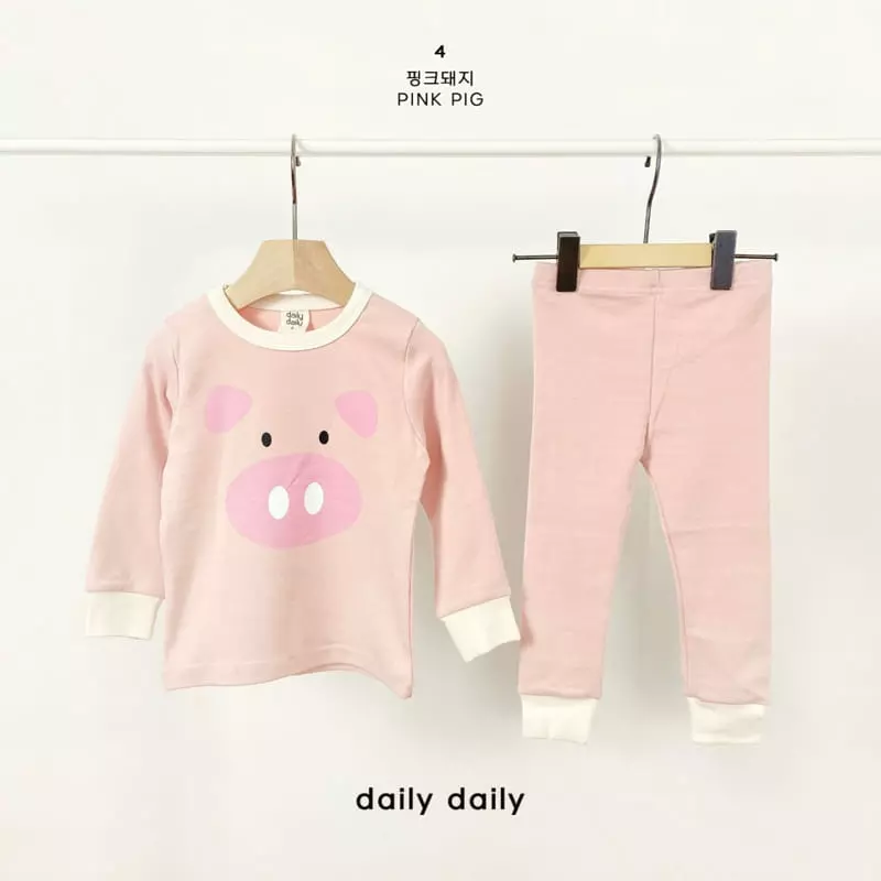 Daily Daily - Korean Children Fashion - #kidsshorts - Daily Animal Homewear - 6