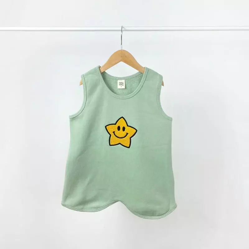 Daily Daily - Korean Children Fashion - #kidsshorts - Happy Lover Sleep Vest - 7