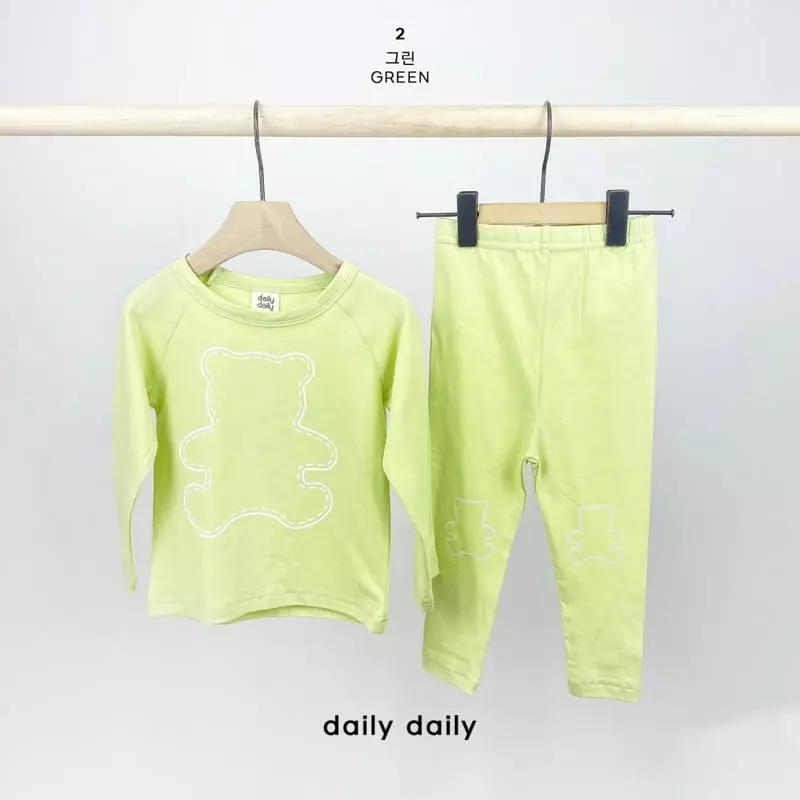 Daily Daily - Korean Children Fashion - #fashionkids - Kids Three Bear Homewear - 4