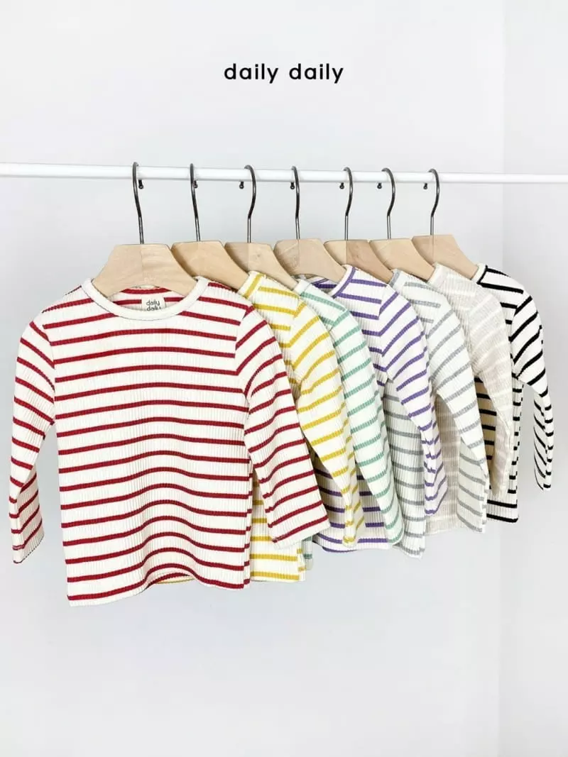 Daily Daily - Korean Children Fashion - #kidsstore - Dang Dang Line Homewear - 11