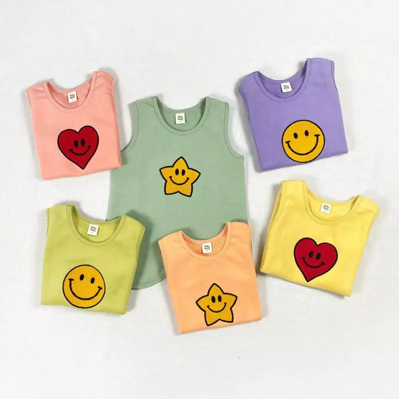 Daily Daily - Korean Children Fashion - #kidsstore - Happy Lover Sleep Vest - 8