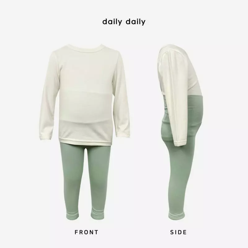 Daily Daily - Korean Children Fashion - #kidsstore - Dang Dang Kid Collar Mix Homewear - 2
