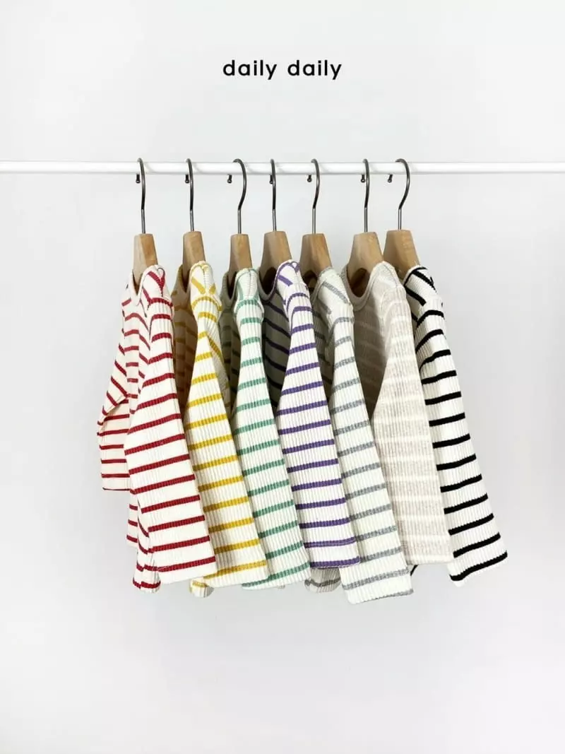 Daily Daily - Korean Children Fashion - #kidzfashiontrend - Dang Dang Line Homewear - 12