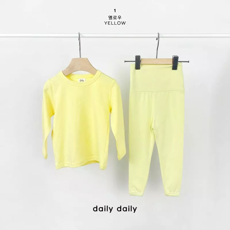 Daily Daily - Korean Children Fashion - #kidzfashiontrend - Dang Dang Kid Collar Mix Homewear - 3