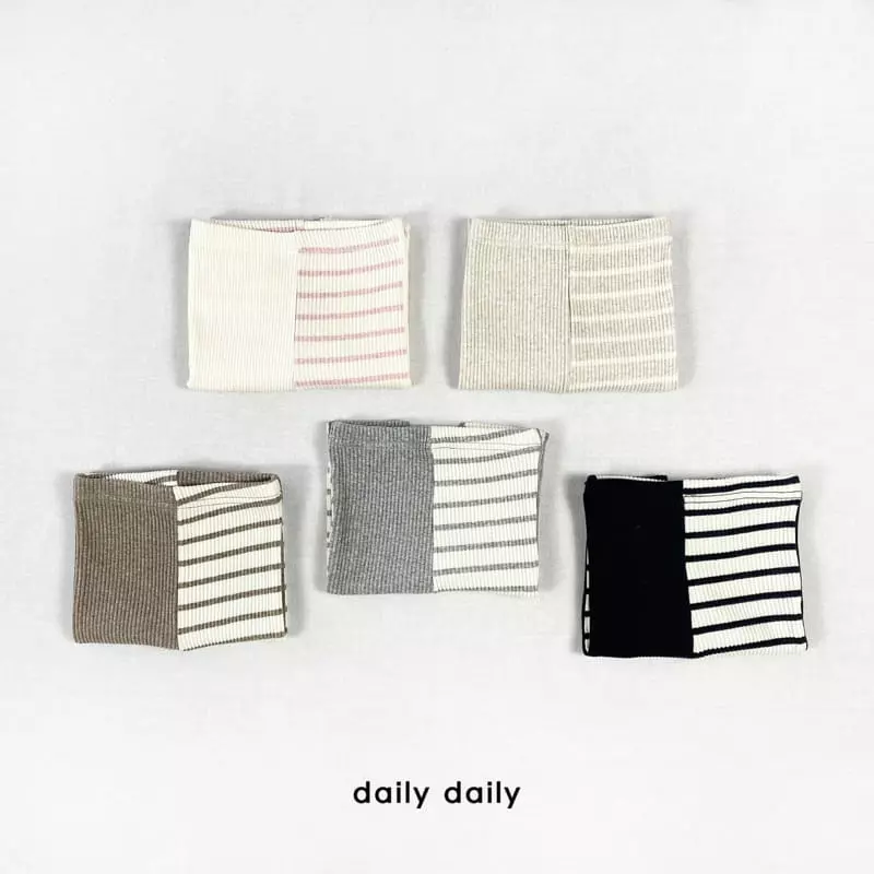 Daily Daily - Korean Children Fashion - #kidzfashiontrend - Kid Dangdang Color Mix Leggings - 11
