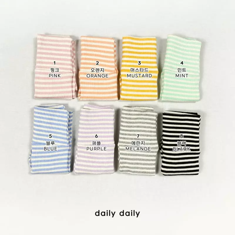 Daily Daily - Korean Children Fashion - #littlefashionista - Dang Dang Rainbow Leggings