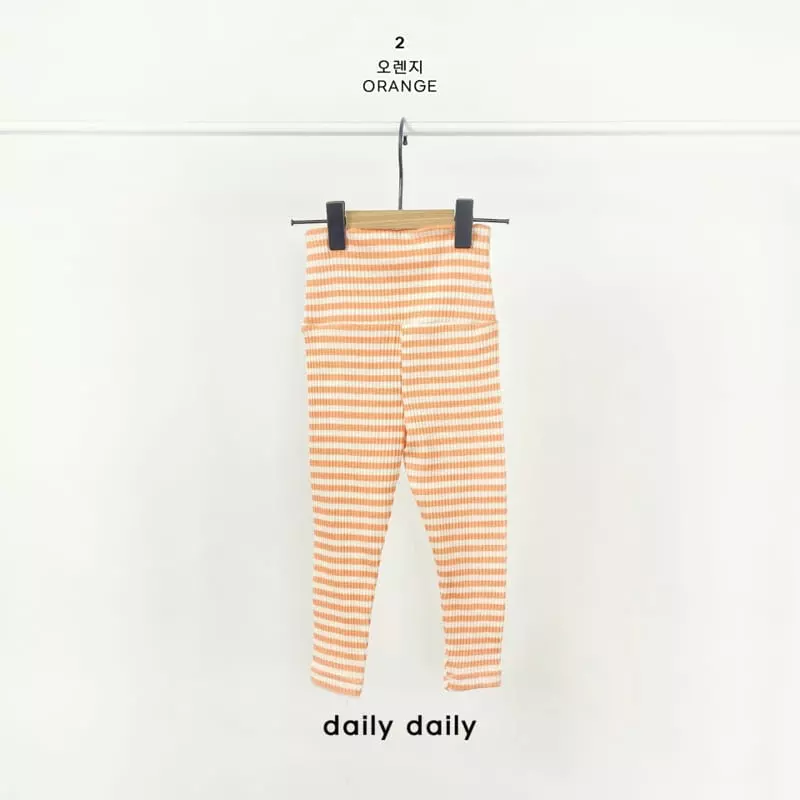 Daily Daily - Korean Children Fashion - #minifashionista - Dang Dang Rainbow Leggings - 3