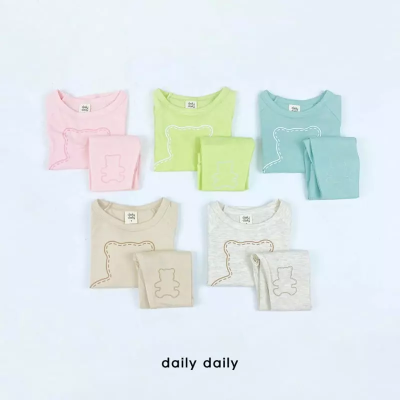 Daily Daily - Korean Children Fashion - #minifashionista - Kids Three Bear Homewear - 10