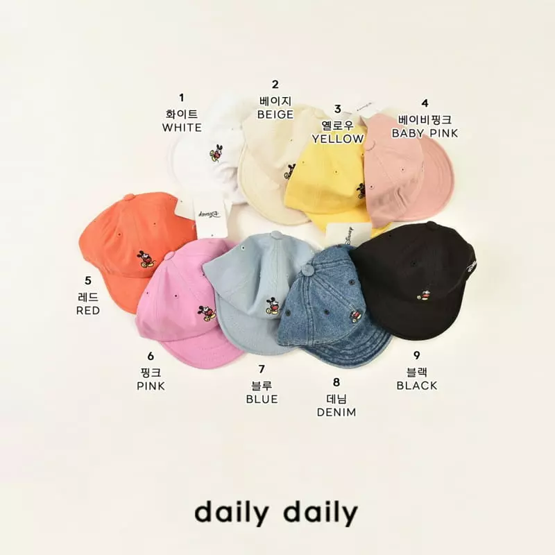 Daily Daily - Korean Children Fashion - #prettylittlegirls - Mickey Snap Cap