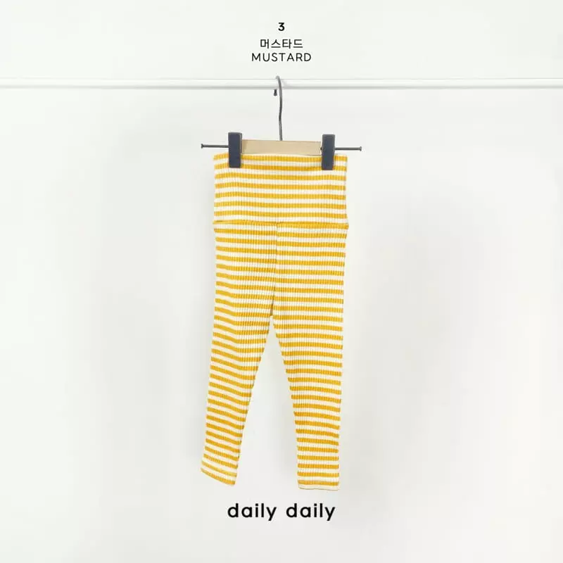 Daily Daily - Korean Children Fashion - #minifashionista - Dang Dang Rainbow Leggings - 4