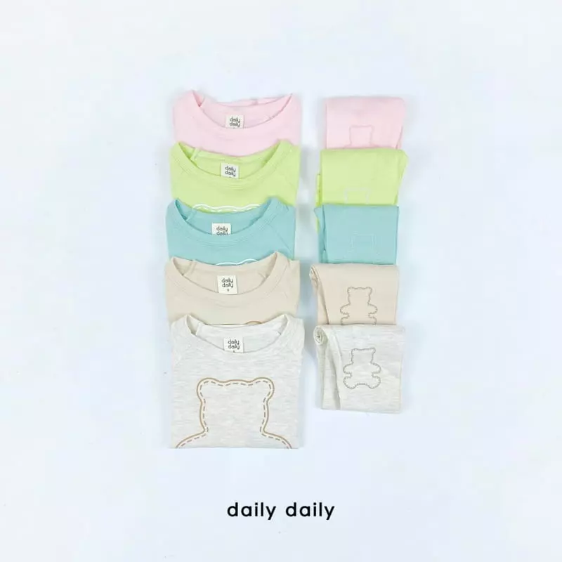 Daily Daily - Korean Children Fashion - #prettylittlegirls - Kids Three Bear Homewear - 11