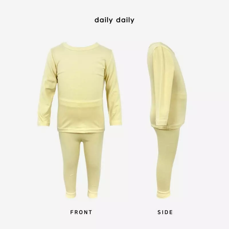 Daily Daily - Korean Children Fashion - #stylishchildhood - New Dang Dang Modal Homewear - 3