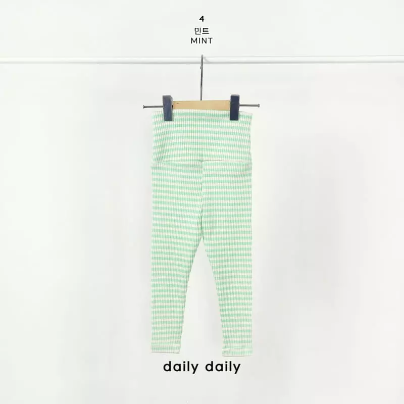 Daily Daily - Korean Children Fashion - #todddlerfashion - Dang Dang Rainbow Leggings - 5