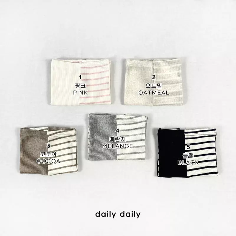 Daily Daily - Korean Children Fashion - #todddlerfashion - Kid Dangdang Color Mix Leggings