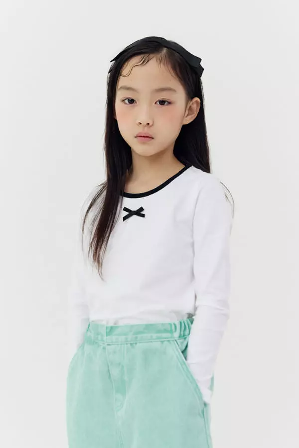 Dalkomhai - Korean Children Fashion - #discoveringself - Ribbon Tee - 6