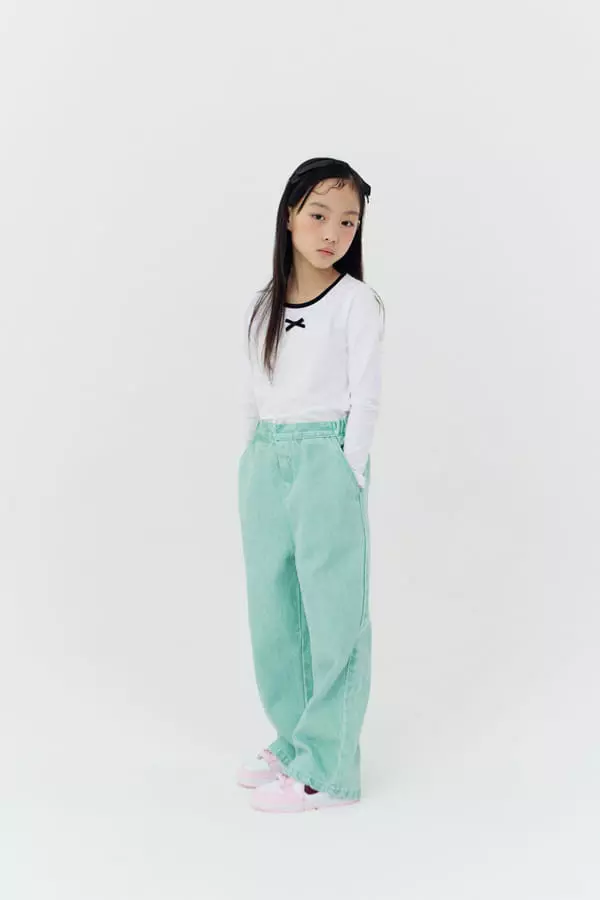Dalkomhai - Korean Children Fashion - #fashionkids - Ribbon Tee - 7