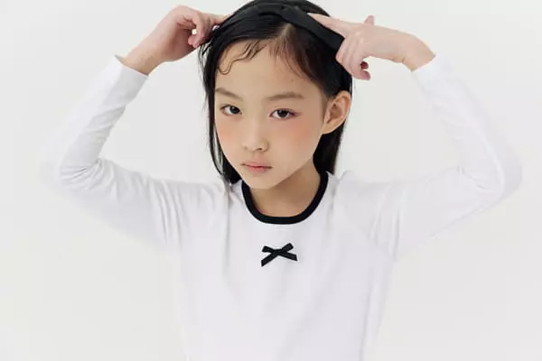 Dalkomhai - Korean Children Fashion - #kidsstore - Ribbon Tee - 9