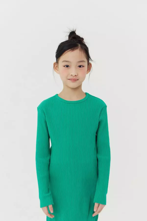Dalkomhai - Korean Children Fashion - #kidzfashiontrend - Rib One-piece - 2