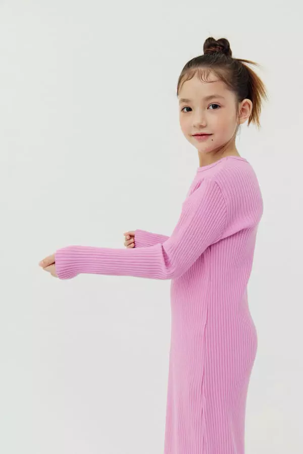 Dalkomhai - Korean Children Fashion - #prettylittlegirls - Rib One-piece - 7