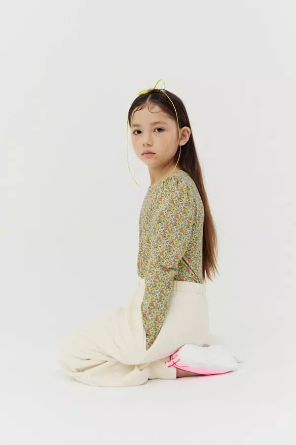Dalkomhai - Korean Children Fashion - #todddlerfashion - Flower Bucket Tee
