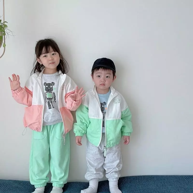 Dalla - Korean Children Fashion - #Kfashion4kids - Smile Windbreaker - 7