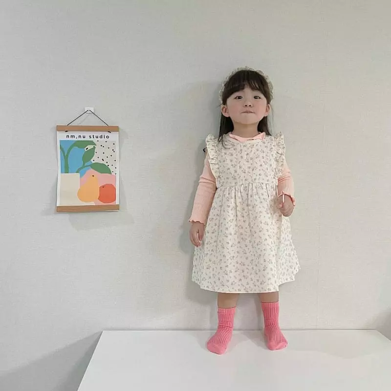 Dalla - Korean Children Fashion - #Kfashion4kids - Spring Smile One-piece - 6