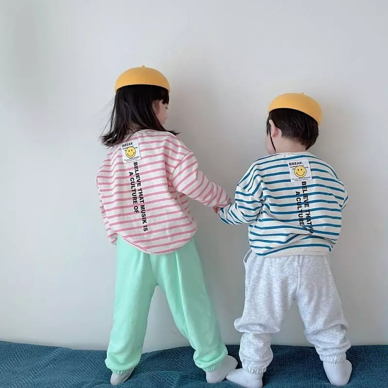 Dalla - Korean Children Fashion - #childofig - Label Stripes Tee - 11