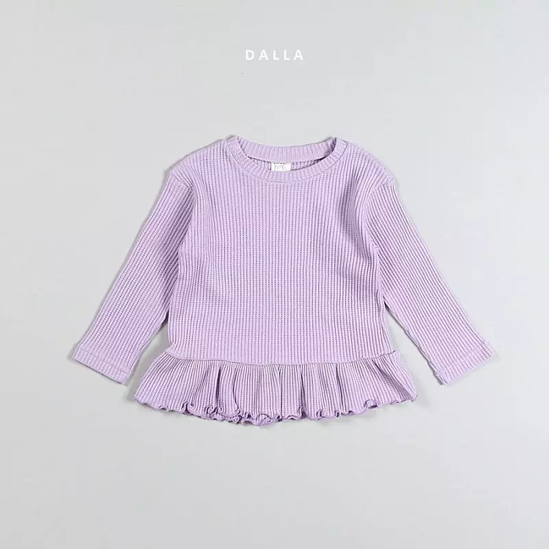 Dalla - Korean Children Fashion - #childofig - Daldal Waffle Top Bottom Set - 10