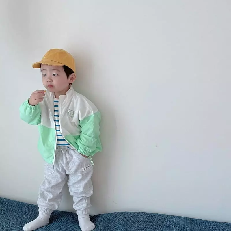 Dalla - Korean Children Fashion - #childrensboutique - Label Stripes Tee - 12