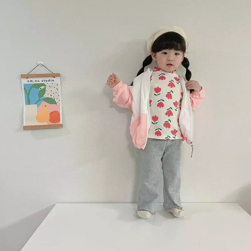 Dalla - Korean Children Fashion - #designkidswear - Jacquard Bootscu Pants - 2