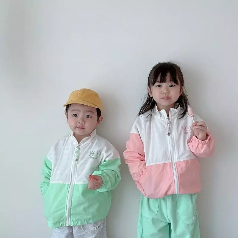 Dalla - Korean Children Fashion - #discoveringself - Smile Windbreaker - 2