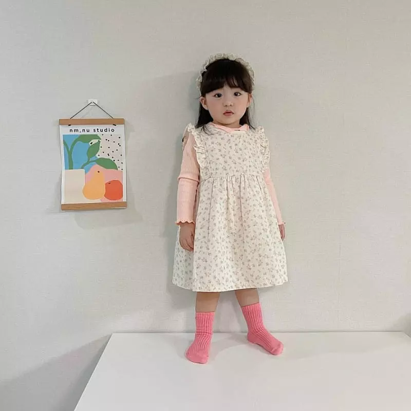Dalla - Korean Children Fashion - #discoveringself - Spring Smile One-piece