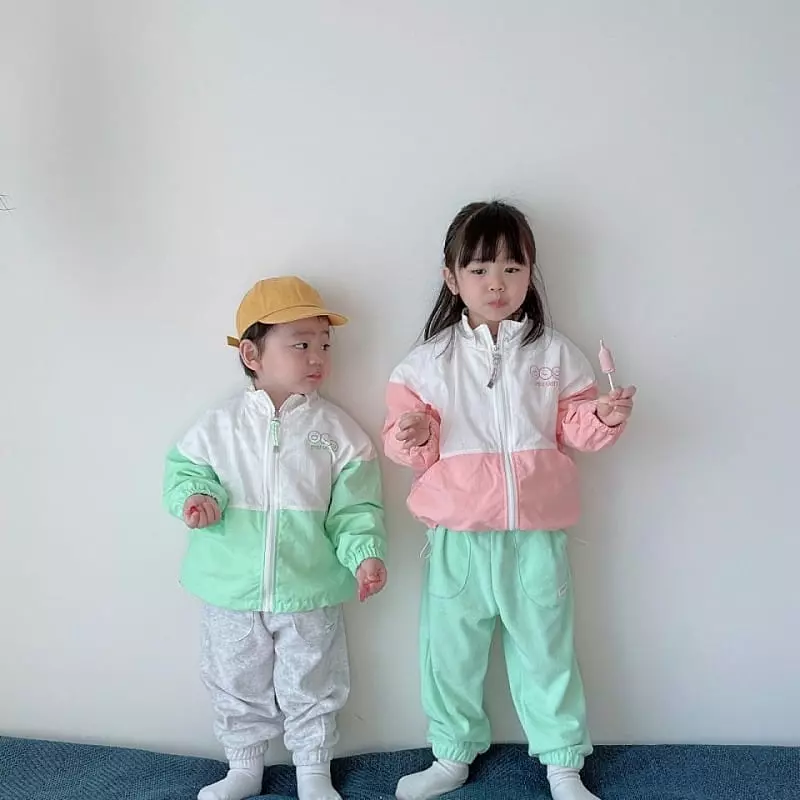 Dalla - Korean Children Fashion - #fashionkids - Smile Windbreaker - 3