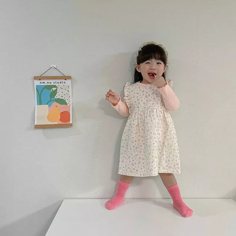 Dalla - Korean Children Fashion - #fashionkids - Spring Smile One-piece - 2