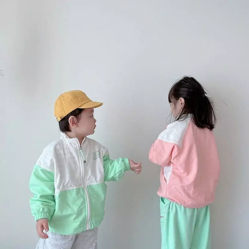 Dalla - Korean Children Fashion - #fashionkids - Smile Windbreaker - 4