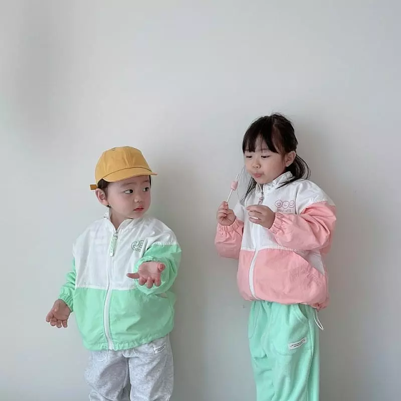 Dalla - Korean Children Fashion - #kidsstore - Smile Windbreaker - 5