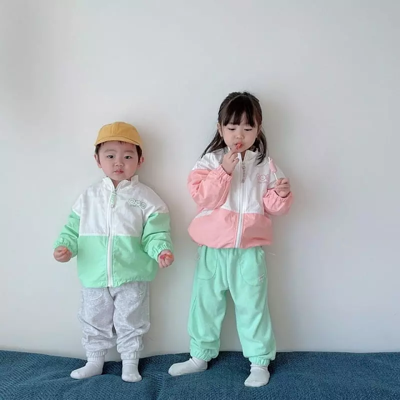 Dalla - Korean Children Fashion - #kidzfashiontrend - Smile Windbreaker - 6