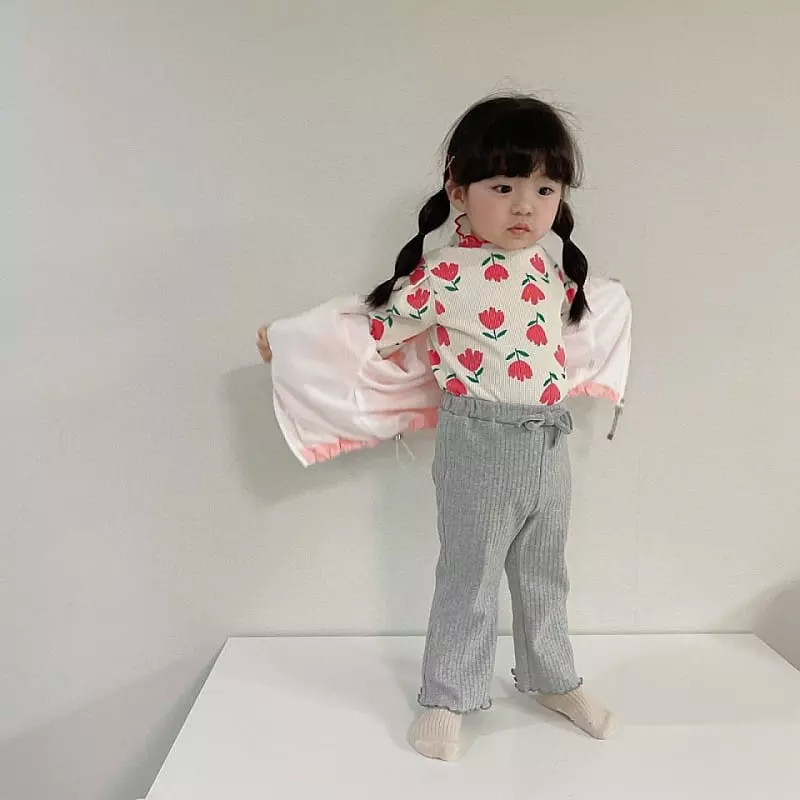 Dalla - Korean Children Fashion - #littlefashionista - Jacquard Bootscu Pants - 9