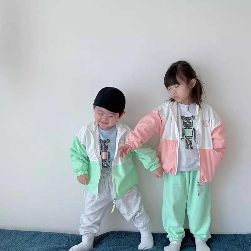 Dalla - Korean Children Fashion - #littlefashionista - Smile Windbreaker - 8