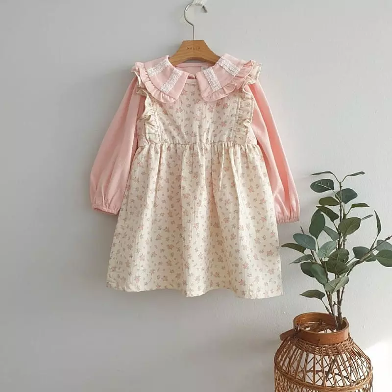 Dalla - Korean Children Fashion - #magicofchildhood - Spring Smile One-piece - 8