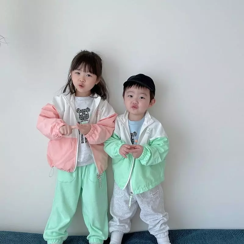 Dalla - Korean Children Fashion - #minifashionista - Smile Windbreaker - 10
