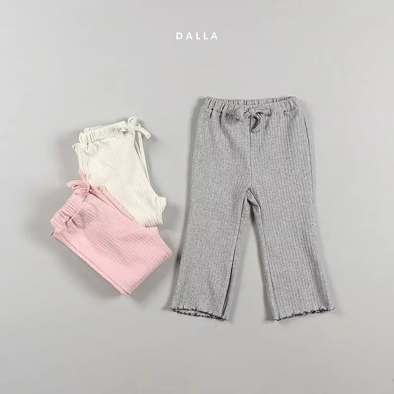 Dalla - Korean Children Fashion - #prettylittlegirls - Jacquard Bootscu Pants - 12