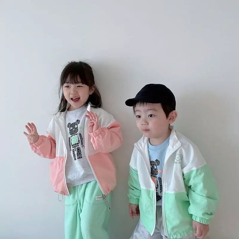Dalla - Korean Children Fashion - #prettylittlegirls - Smile Windbreaker - 11